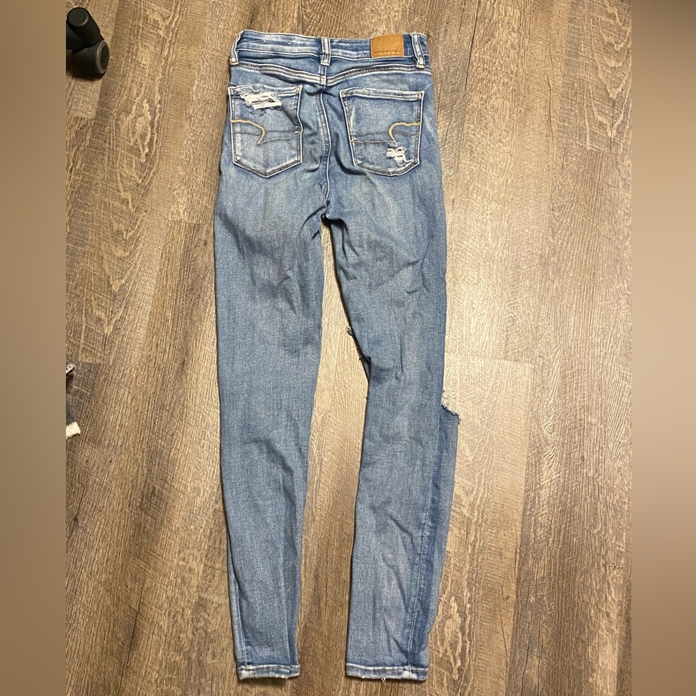 American Eagle highest rise jegging in size 0 regular